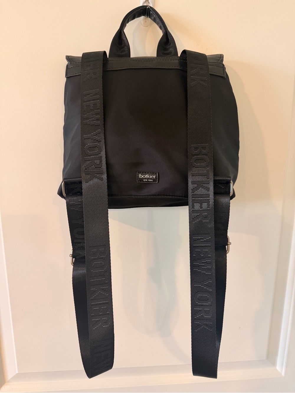 Botkier Black Mini Backpack with Front Zips - Picture 2 of 6